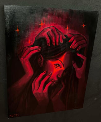 Caress - Gouache (2025)