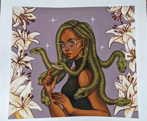 Medusa Zorn - Gouache (2022)