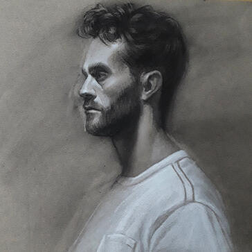 Side Portrait - Charcoal (2018)